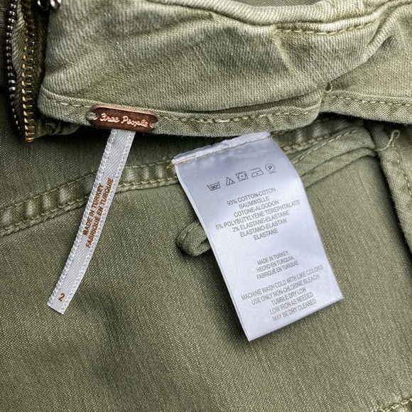 Free People Modern Femme Mini Denim Jean Skirt - Size 2 - Picture 4 of 6